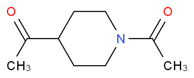 1-(4-acetylpiperidin-1-yl)ethan-1-one_分子结构_CAS_162368-01-6