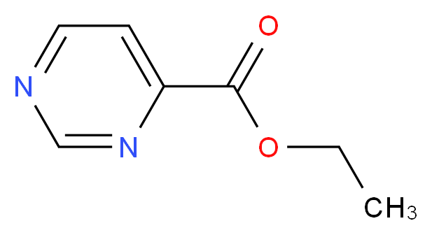 ETHYL 4-PYRIMIDINECARBOXYLATE_分子结构_CAS_62846-82-6)