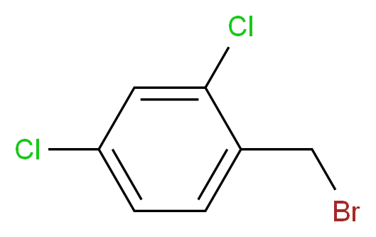 2,4-dichlorobenzyl bromide_分子结构_CAS_20443-99-6)