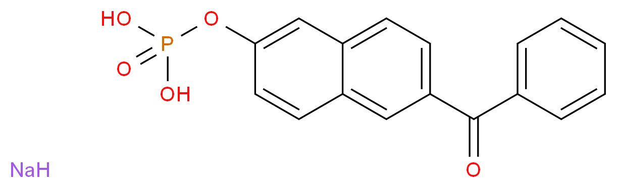6-BENZOYL-2-NAPHTHYL PHOSPHATE DISODIUM SALT_分子结构_CAS_74144-43-7)