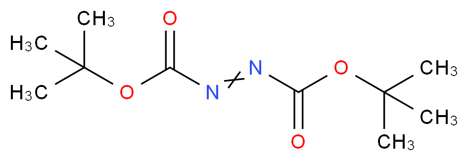 Di-tert-butyl diazene-1,2-dicarboxylate_分子结构_CAS_870-50-8)