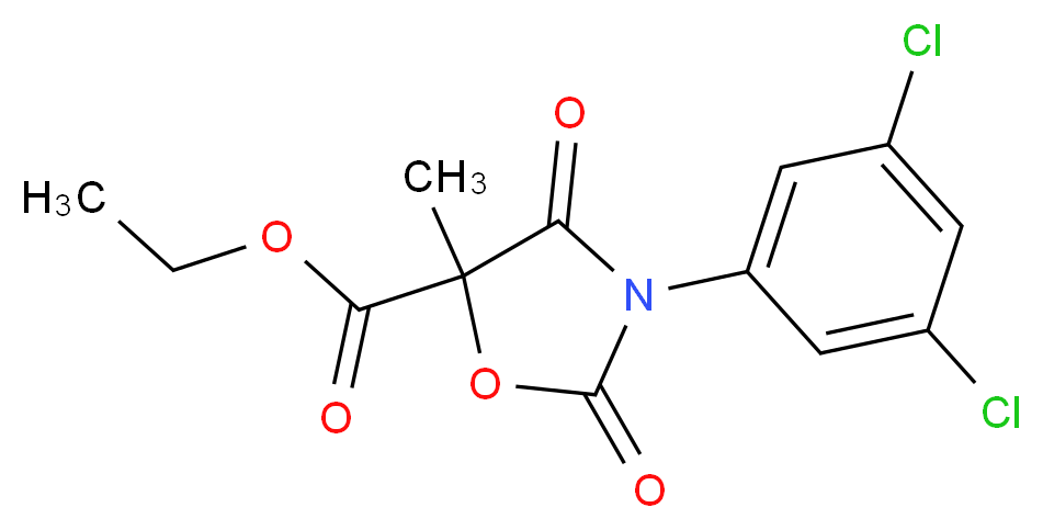 乙菌利 溶液_分子结构_CAS_84332-86-5)