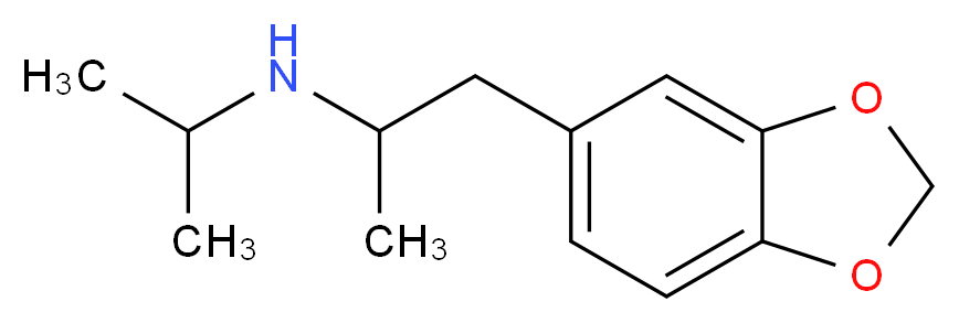 [1-(2H-1,3-benzodioxol-5-yl)propan-2-yl](propan-2-yl)amine_分子结构_CAS_74698-37-6