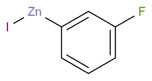 3-Fluorophenylzinc iodide, 0.5M in THF_分子结构_CAS_307496-28-2)