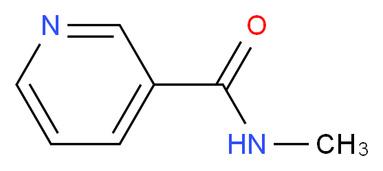 N-methylpyridine-3-carboxamide_分子结构_CAS_114-33-0