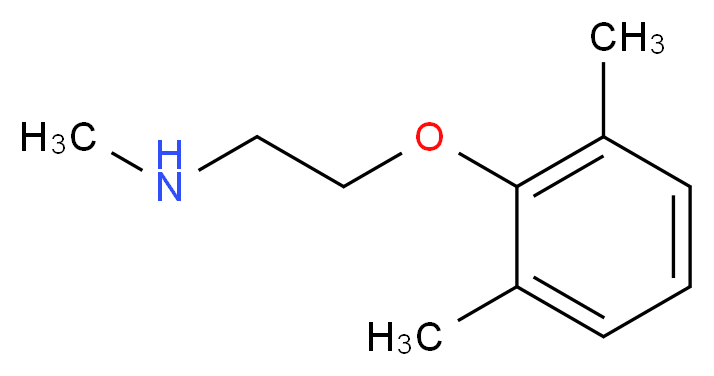 [2-(2,6-dimethylphenoxy)ethyl](methyl)amine_分子结构_CAS_14573-22-9