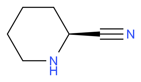 (S) 2-CYANOPIPERIDINE_分子结构_CAS_42457-10-3)