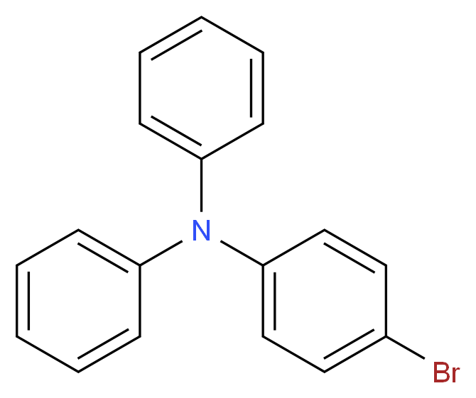 (4-Bromophenyl)diphenylamine_分子结构_CAS_36809-26-4)