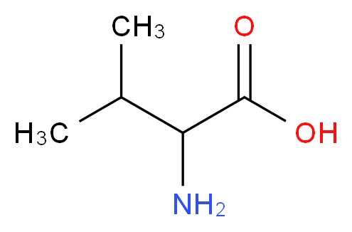 DL-VALINE_分子结构_CAS_516-06-3)