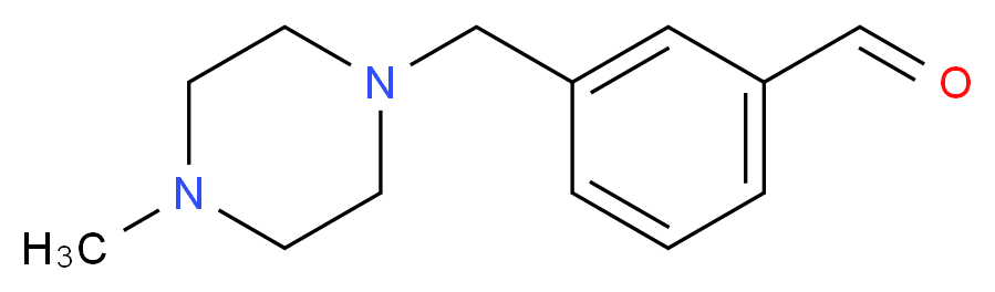 3-[(4-methylpiperazin-1-yl)methyl]benzaldehyde_分子结构_CAS_859850-88-7)
