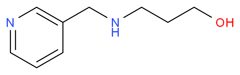 3-[(3-pyridinylmethyl)amino]-1-propanol_分子结构_CAS_6951-00-4)