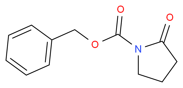 benzyl 2-oxopyrrolidine-1-carboxylate_分子结构_CAS_14468-80-5