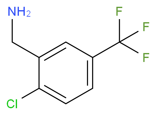 2-Chloro-5-(trifluoromethyl)benzylamine 98%_分子结构_CAS_15996-78-8)