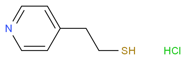 4-Pyridylethylmercaptan, Hydrochloride_分子结构_CAS_6298-11-9)