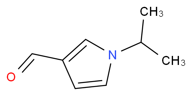 1-(propan-2-yl)-1H-pyrrole-3-carbaldehyde_分子结构_CAS_30186-45-9