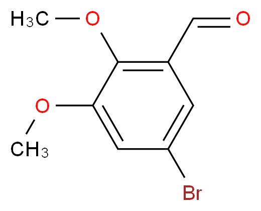 5-溴-2,3-二甲氧基苯甲醛_分子结构_CAS_71295-21-1)