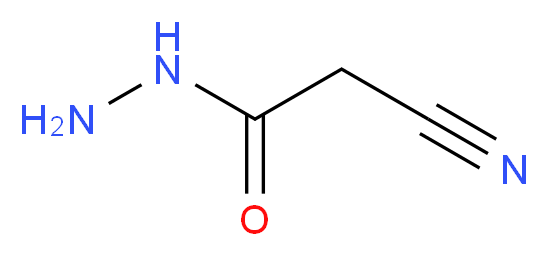 2-cyanoacetohydrazide_分子结构_CAS_140-87-4