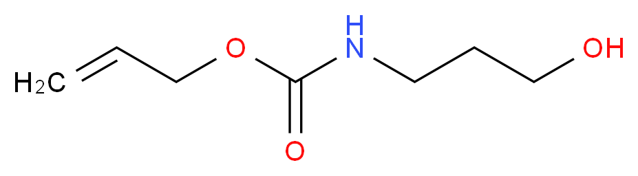 prop-2-en-1-yl N-(3-hydroxypropyl)carbamate_分子结构_CAS_156801-29-5