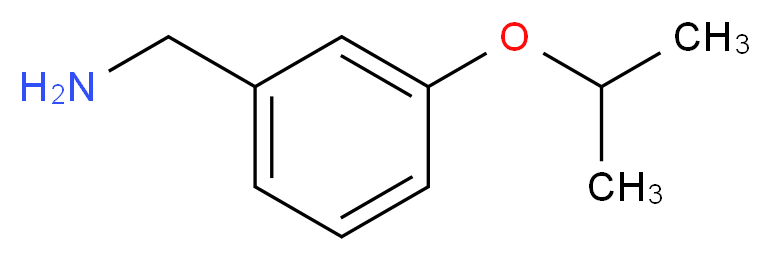 3-Isopropoxybenzylamine_分子结构_CAS_400771-44-0)