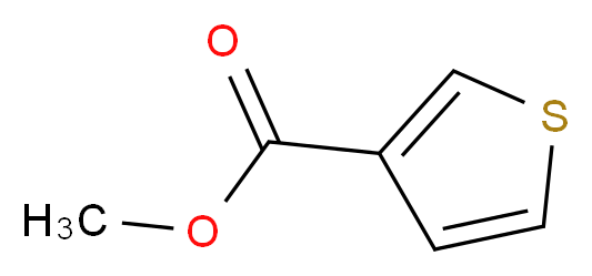 methyl thiophene-3-carboxylate_分子结构_CAS_22913-26-4