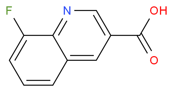 8-Fluoroquinoline-3-carboxylic acid_分子结构_CAS_71082-53-6)
