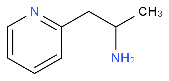 1-(pyridin-2-yl)propan-2-amine_分子结构_CAS_51038-40-5