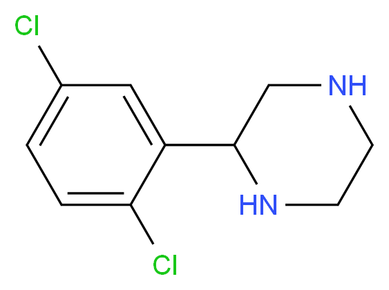 2-(2,5-dichlorophenyl)piperazine_分子结构_CAS_914348-91-7