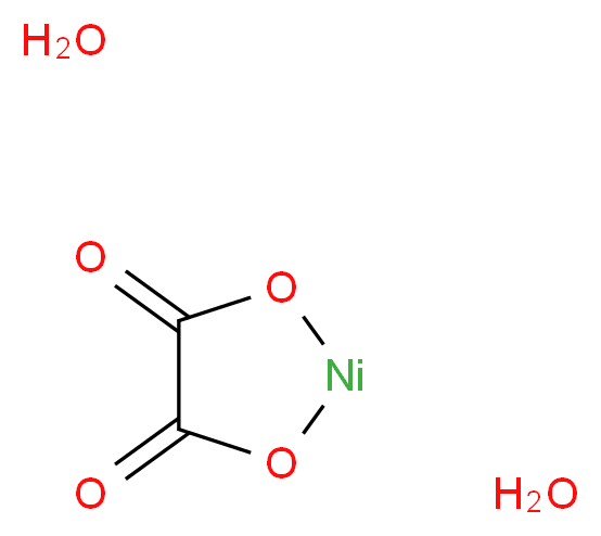 1,3-dioxa-2-nickelacyclopentane-4,5-dione dihydrate_分子结构_CAS_6018-94-6