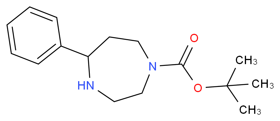 tert-butyl 5-phenyl-1,4-diazepane-1-carboxylate_分子结构_CAS_941712-23-8)