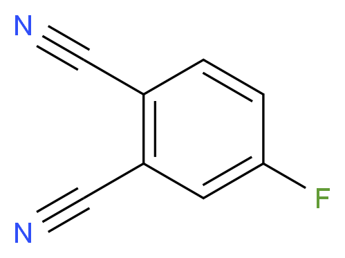 4-氟邻苯二腈_分子结构_CAS_65610-14-2)