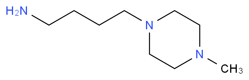 4-(4-Methyl-piperazin-1-yl)-butylamine_分子结构_CAS_4553-32-6)