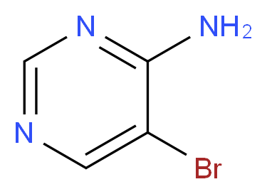 5-bromopyrimidin-4-amine_分子结构_CAS_1439-10-7