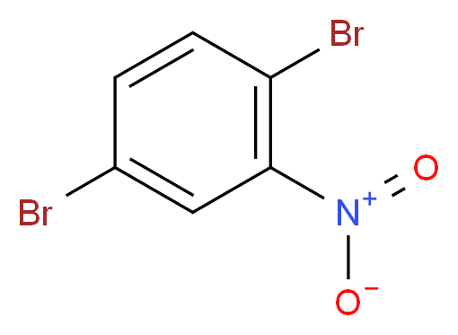 1,4-dibromo-2-nitrobenzene_分子结构_CAS_3460-18-2