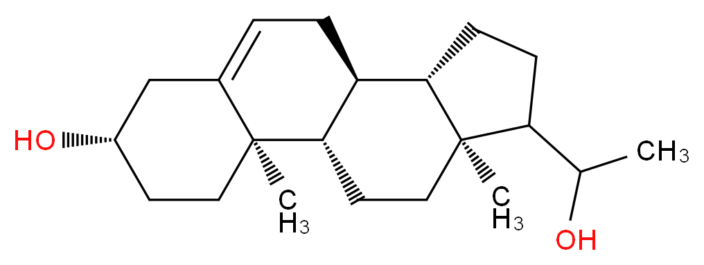 20β-Dihydro Pregnenolone_分子结构_CAS_901-57-5)