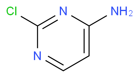 4-Amino-2-chloropyrimidine_分子结构_CAS_7461-50-9)