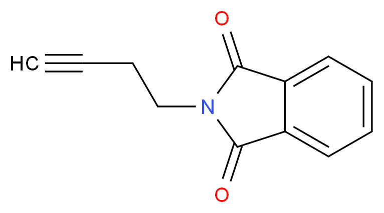 2-(but-3-yn-1-yl)-2,3-dihydro-1H-isoindole-1,3-dione_分子结构_CAS_14396-90-8