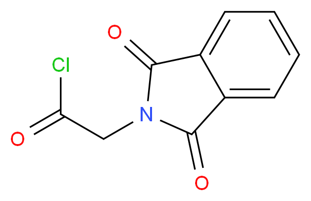 N-邻苯二甲酰甘氨酰氯_分子结构_CAS_6780-38-7)