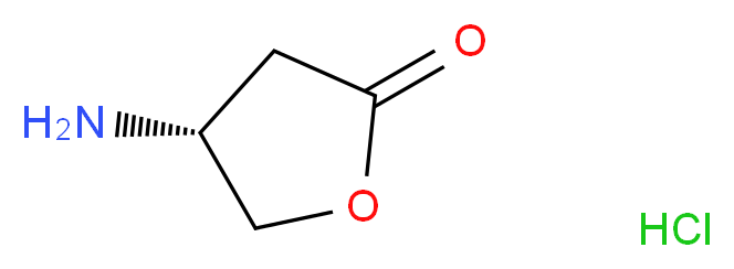 (R)-3-Amino-g-butyrolactone hydrochloride_分子结构_CAS_117752-88-2)