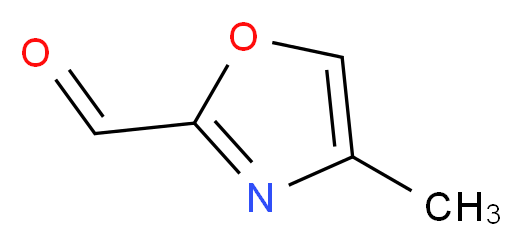 4-methyl-1,3-oxazole-2-carbaldehyde_分子结构_CAS_159015-07-3