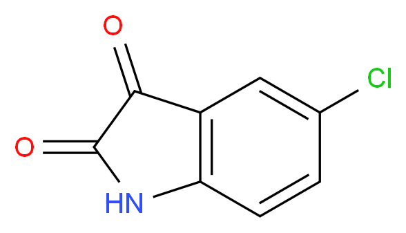 5-CHLORO ISATIN_分子结构_CAS_17630-76-1)