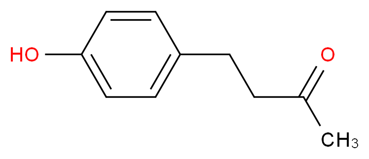 4-(4-羟基苯基)2-丁酮_分子结构_CAS_5471-51-2)