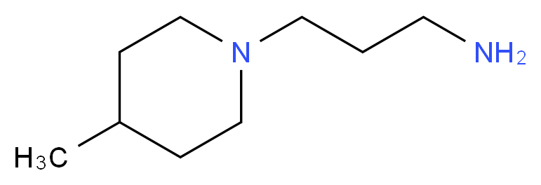 3-(4-Methyl-piperidin-1-yl)-propylamine_分子结构_CAS_6241-30-1)