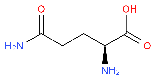 (2S)-2-amino-4-carbamoylbutanoic acid_分子结构_CAS_56-85-9