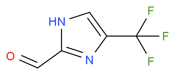 4-(trifluoromethyl)-1H-imidazole-2-carbaldehyde_分子结构_CAS_102808-02-6