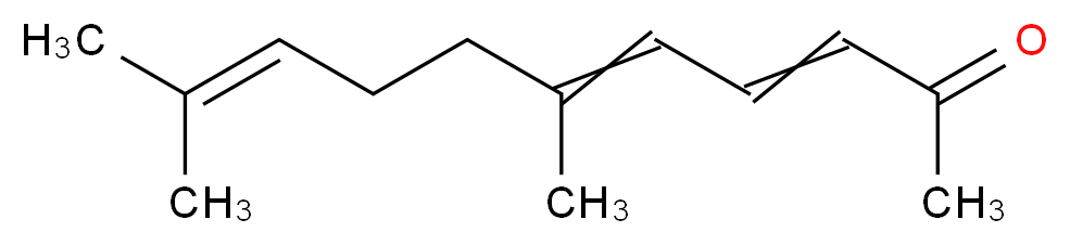 6,10-DIMETHYL-3,5, 9-UNDECATRIEN-2-ONE_分子结构_CAS_38237-36-4)