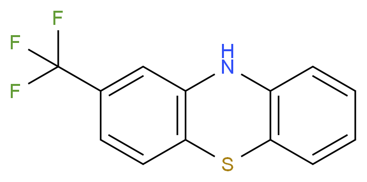 2-(TRIFLUOROMETHYL)PHENOTHIAZINE_分子结构_CAS_92-30-8)