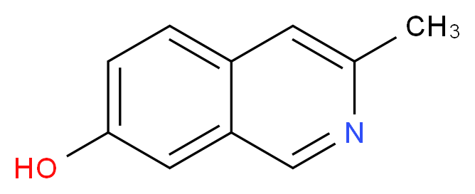 3-methylisoquinolin-7-ol_分子结构_CAS_63485-73-4
