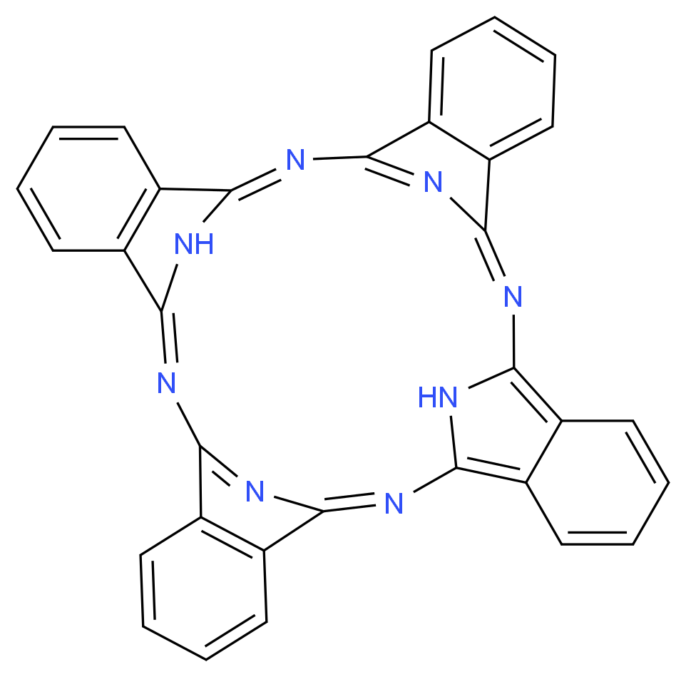 PHTHALOCYANINE, PLATINUM_分子结构_CAS_)