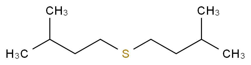 3-methyl-1-[(3-methylbutyl)sulfanyl]butane_分子结构_CAS_544-02-5