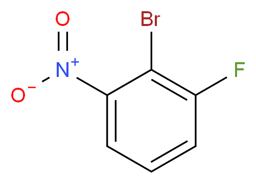 2-Bromo-3-fluoronitrobenzene_分子结构_CAS_59255-94-6)